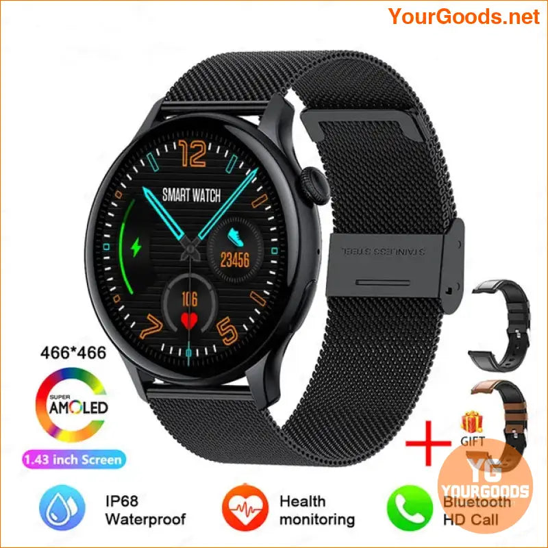 2024 NFC Smartwatch for Women HD Screen Health Tracker - YourGoods Online Shop