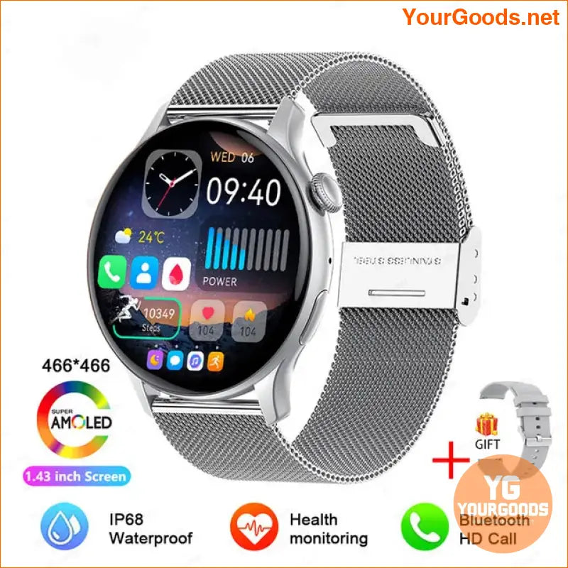 2024 NFC Smartwatch for Women HD Screen Health Tracker - YourGoods Online Shop