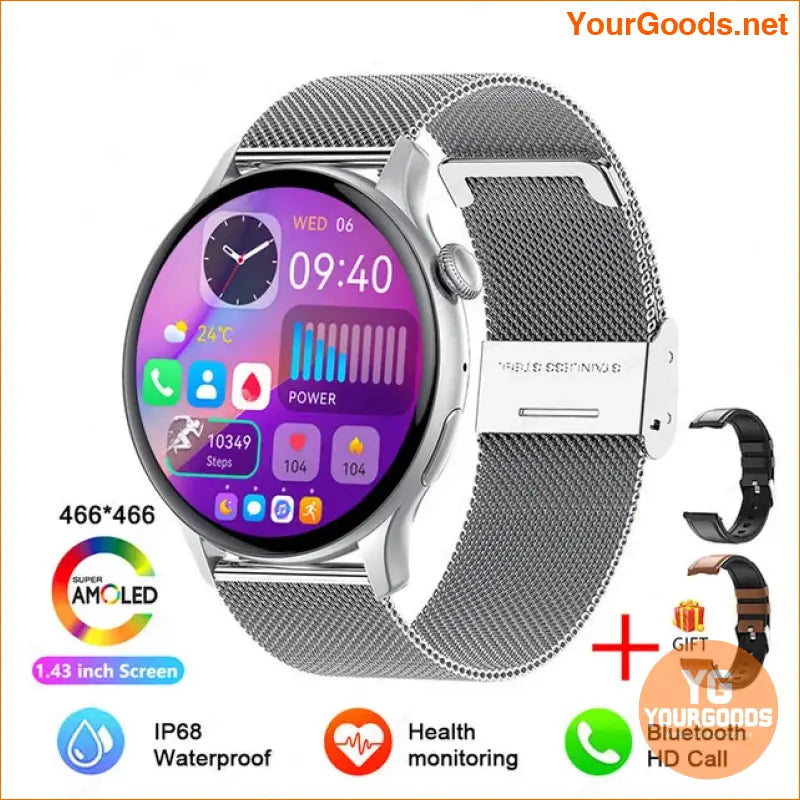 2024 NFC Smartwatch for Women HD Screen Health Tracker - YourGoods Online Shop