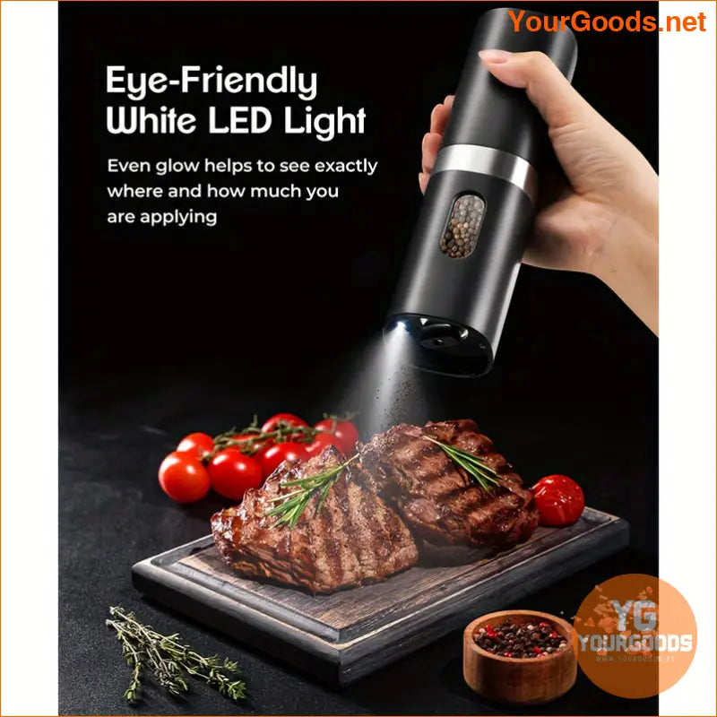 2024 Rechargeable Electric Salt Pepper Grinder Set - YourGoods Online Shop