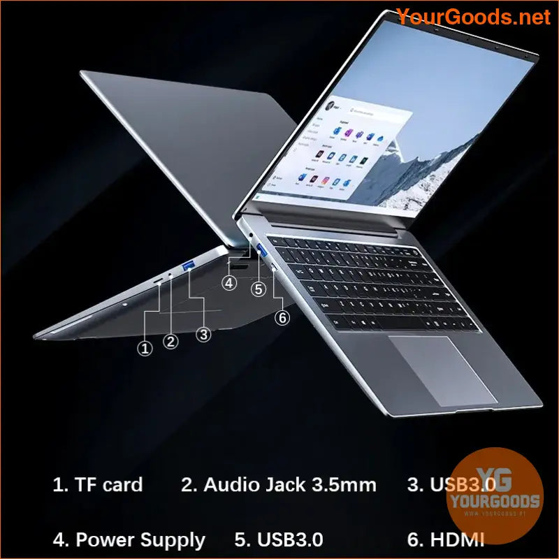 2024 Ultra Slim 14inch Windows 11 Pro Laptop - YourGoods Online Shop