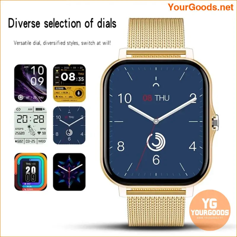 2024 Unisex 169 Touchscreen Bluetooth Smartwatch - YourGoods Online Shop