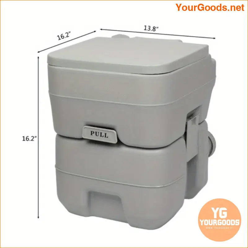 20L Portable Removable Flush Toilet with Double Outlet - YourGoods Online Shop