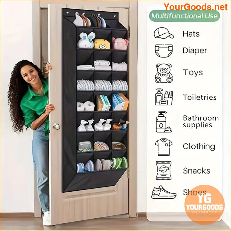 24 Pocket Over The Door Extra Large Shoe Organizer - YourGoods Online Shop