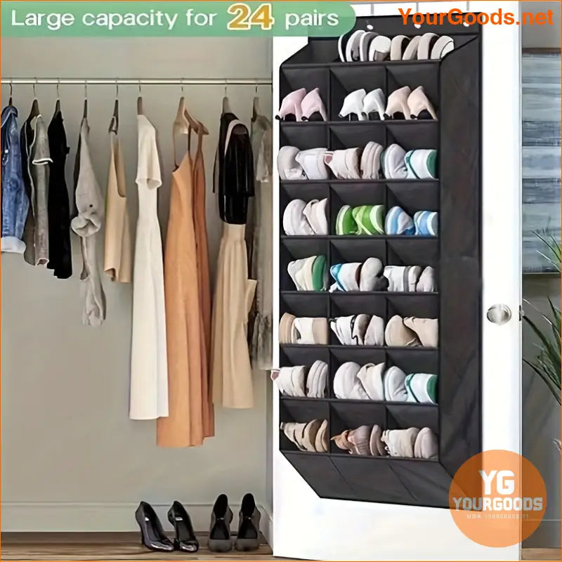 24 Pocket Over The Door Extra Large Shoe Organizer - YourGoods Online Shop