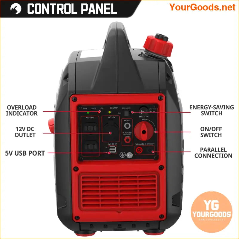 2500W Ultra Quiet Portable Inverter Generator RV Ready Eco Mode - YourGoods Online Shop