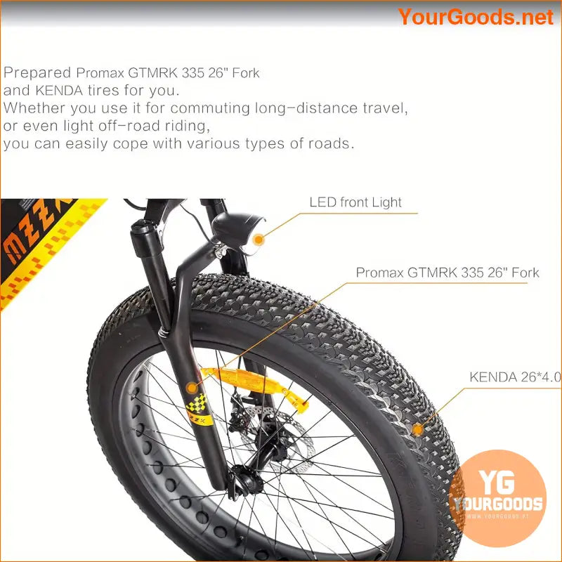 26 500W Electric Mountain Bike 7 Speed Removable Battery - YourGoods Online Shop