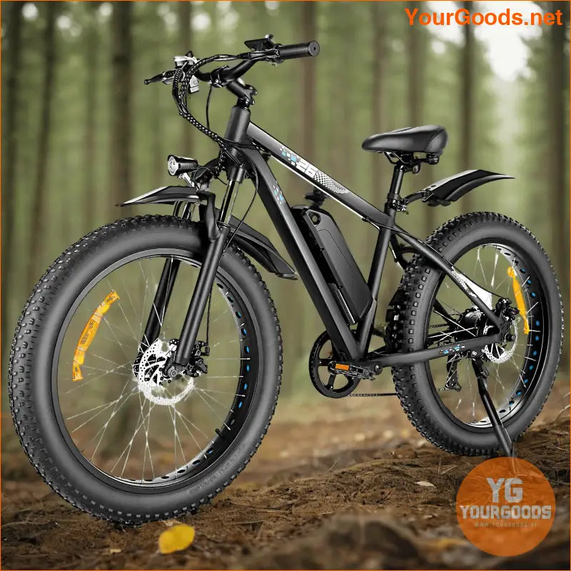 26 Fat Tire Electric Mountain Bike 750W 20 MPH - YourGoods Online Shop