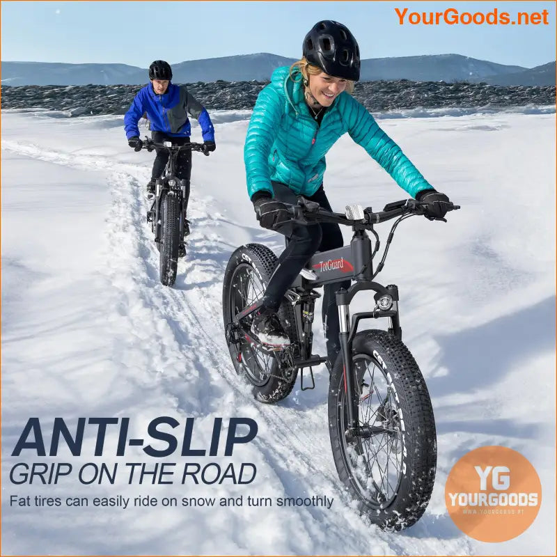 26 Fat Tire Folding EBike 750W 55Mile Range - YourGoods Online Shop