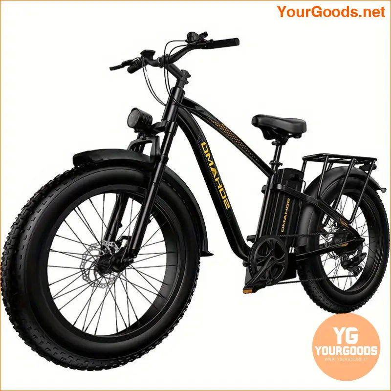 26x4 Fat Tire Electric MTB 48V 7 Speed LED Lights - YourGoods Online Shop