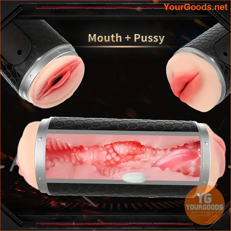 2in1 Automatic Blowjob Vaginal Masturbator Cup - YourGoods Online Shop