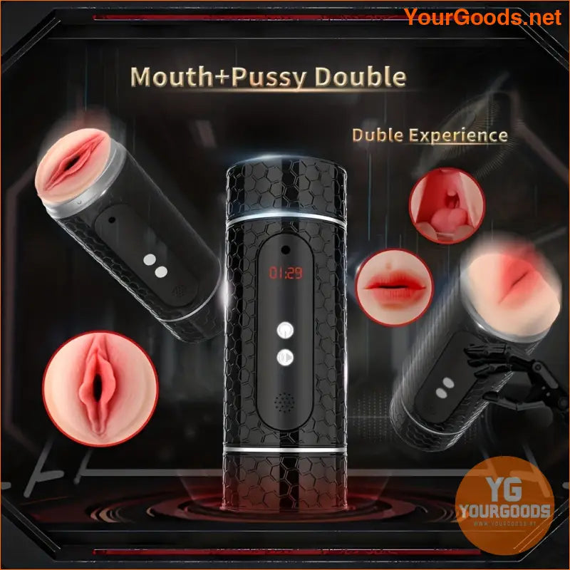 2in1 Automatic Blowjob Vaginal Masturbator Cup - YourGoods Online Shop