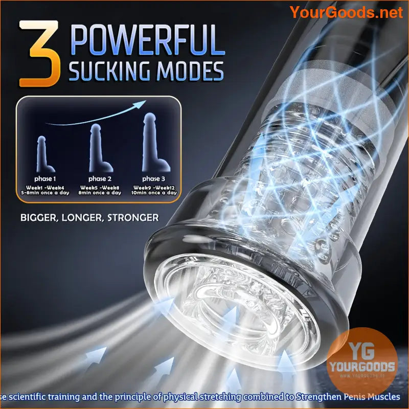 2in1 Electric Male Masturbator with Suction Vibration - YourGoods Online Shop