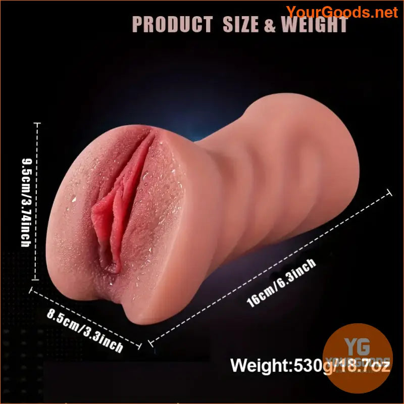 2in1 Realistic Pocket Pussy with 3D Textures - YourGoods Online Shop