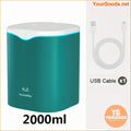 2L Portable Ultrasonic Humidifier Quiet Dual Mist Aromatherapy Nightlight - YourGoods Online Shop