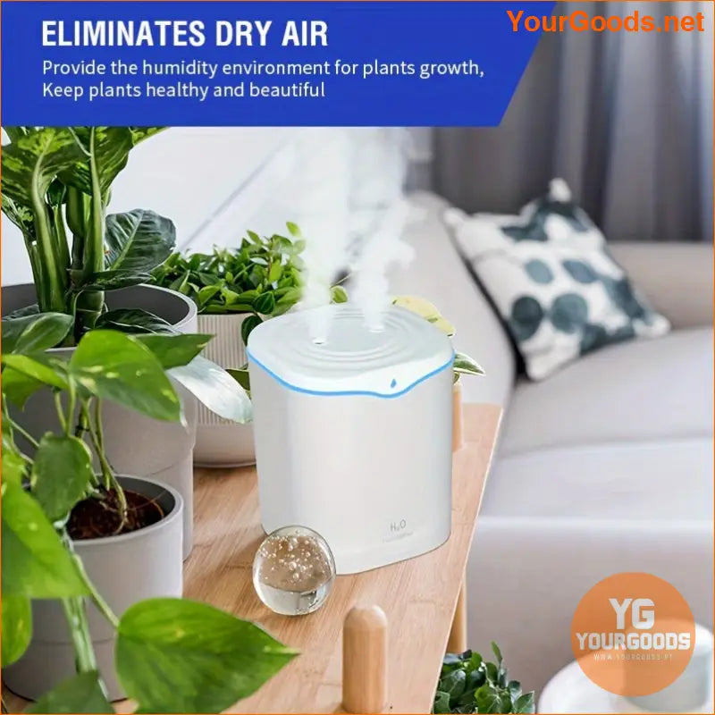 2L Portable Ultrasonic Humidifier Quiet Dual Mist Aromatherapy Nightlight - YourGoods Online Shop