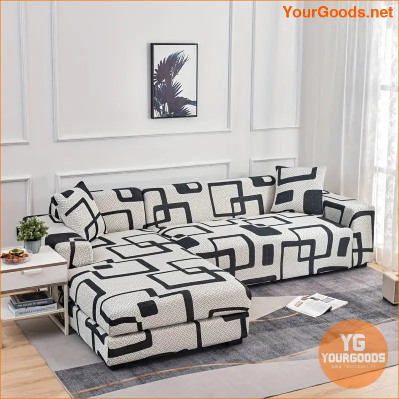 2Piece Stretchable Sofa Slipcovers AllSeason Elastic Fit - YourGoods Online Shop