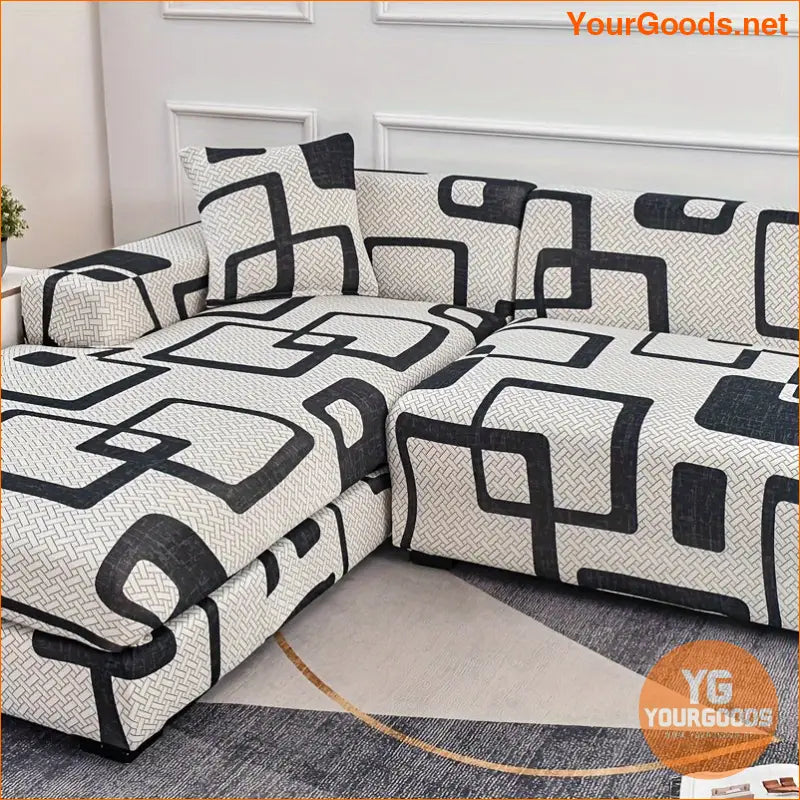 2Piece Stretchable Sofa Slipcovers AllSeason Elastic Fit - YourGoods Online Shop