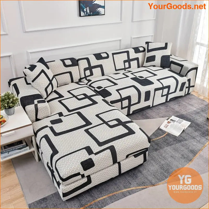 2Piece Stretchable Sofa Slipcovers AllSeason Elastic Fit - YourGoods Online Shop