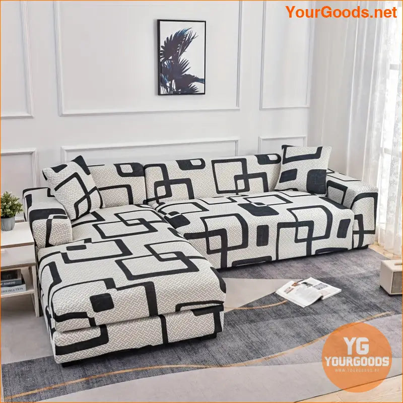 2Piece Stretchable Sofa Slipcovers AllSeason Elastic Fit - YourGoods Online Shop