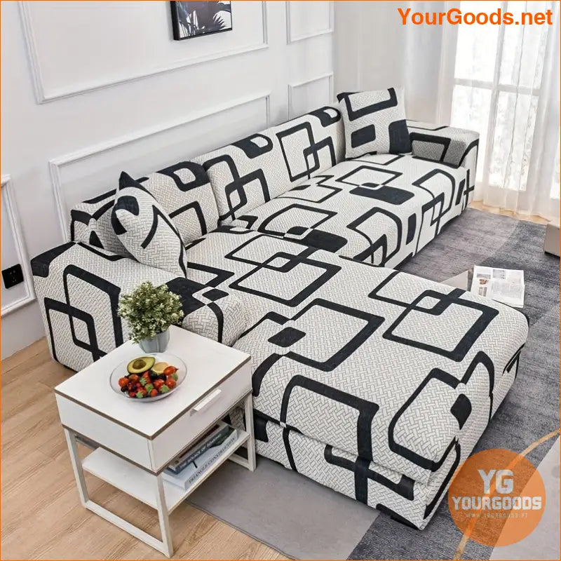 2Piece Stretchable Sofa Slipcovers AllSeason Elastic Fit - YourGoods Online Shop