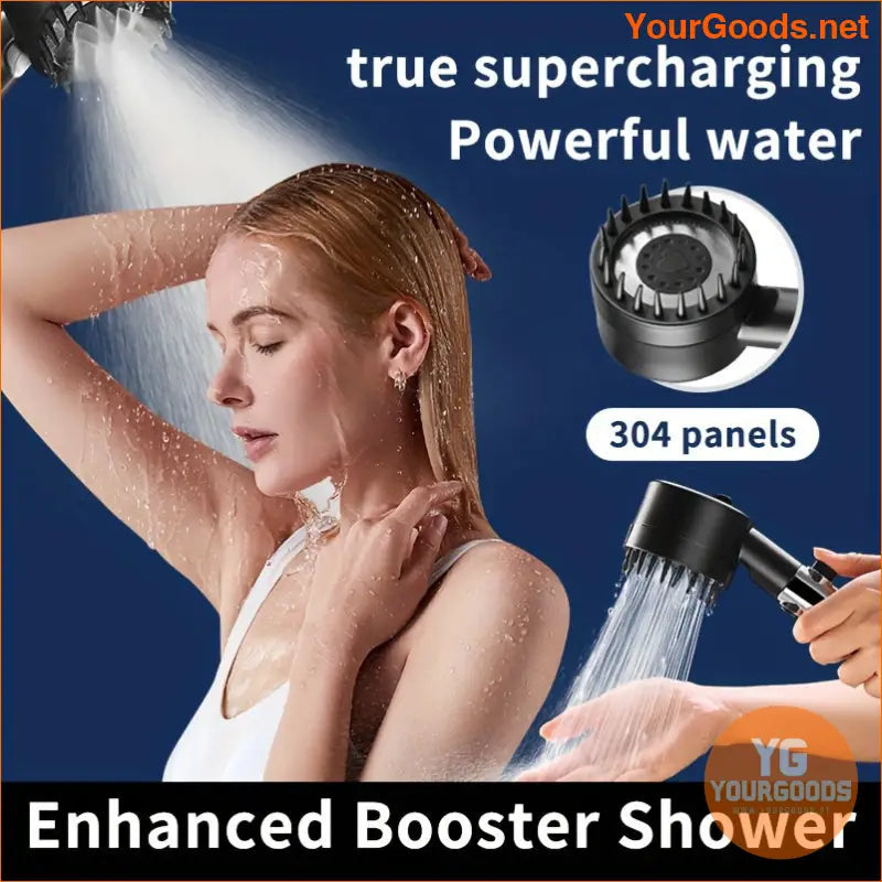 3 Speed High Pressure Water Saving Adjustable Shower head - YourGoods Online Shop