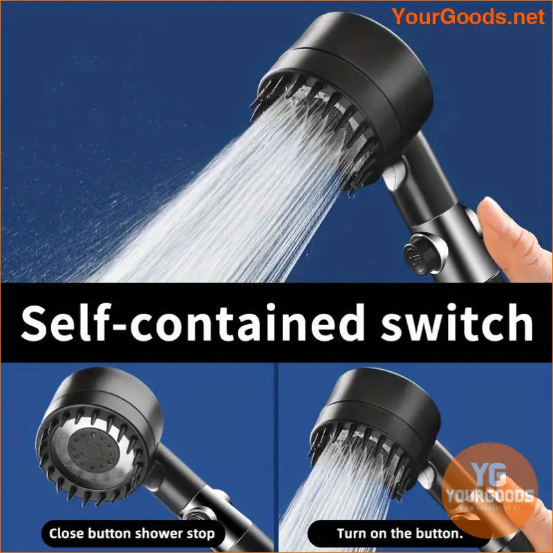 3 Speed High Pressure Water Saving Adjustable Shower head - YourGoods Online Shop