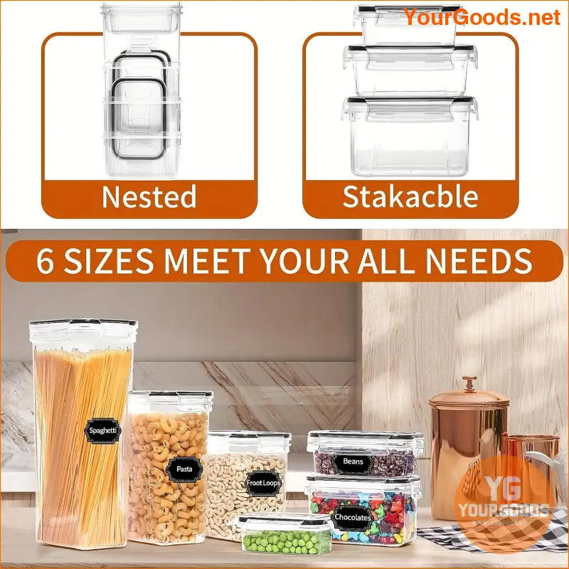 36 Pack Skroam Airtight Food Storage Containers Set - YourGoods Online Shop