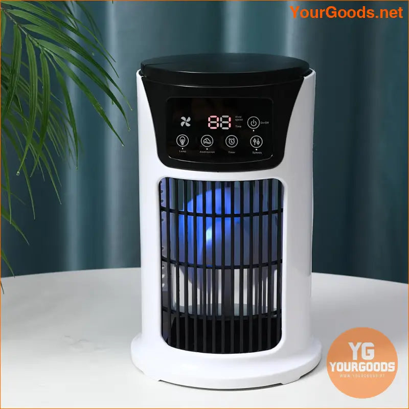 3in1 Portable Fan Humidifier with LED Light - YourGoods Online Shop