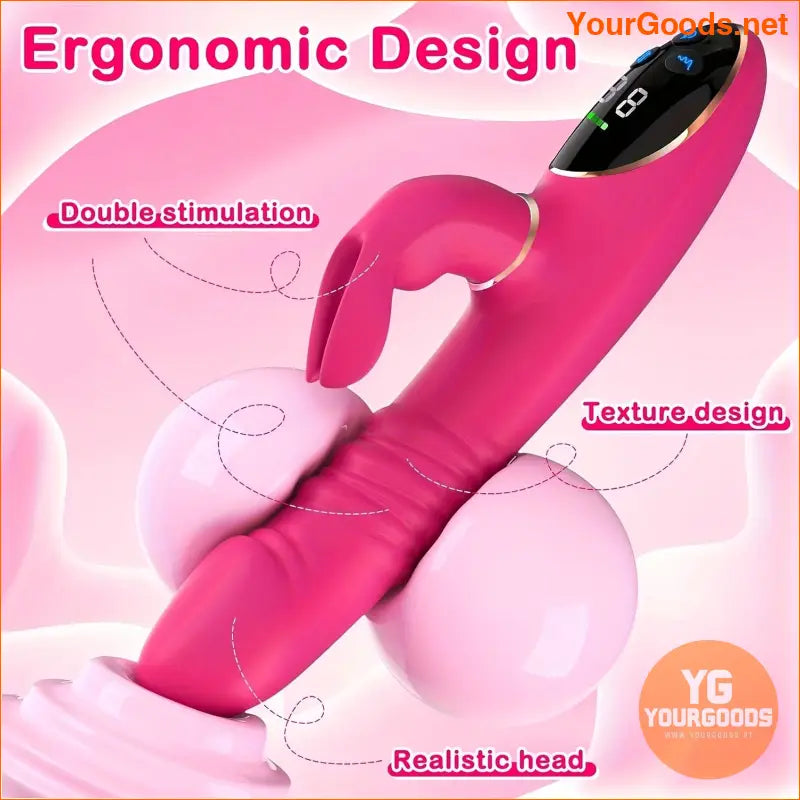 3in1 Thrusting Rabbit Vibrator for Womens Pleasure - YourGoods Online Shop