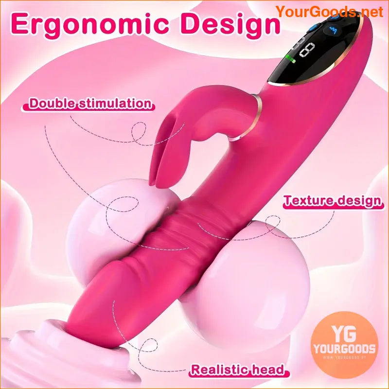 3in1 Thrusting Rabbit Vibrator with 9 Modes - YourGoods Online Shop