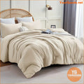 3Piece Luxury Quilted Comforter Set All Seasons - YourGoods Online Shop