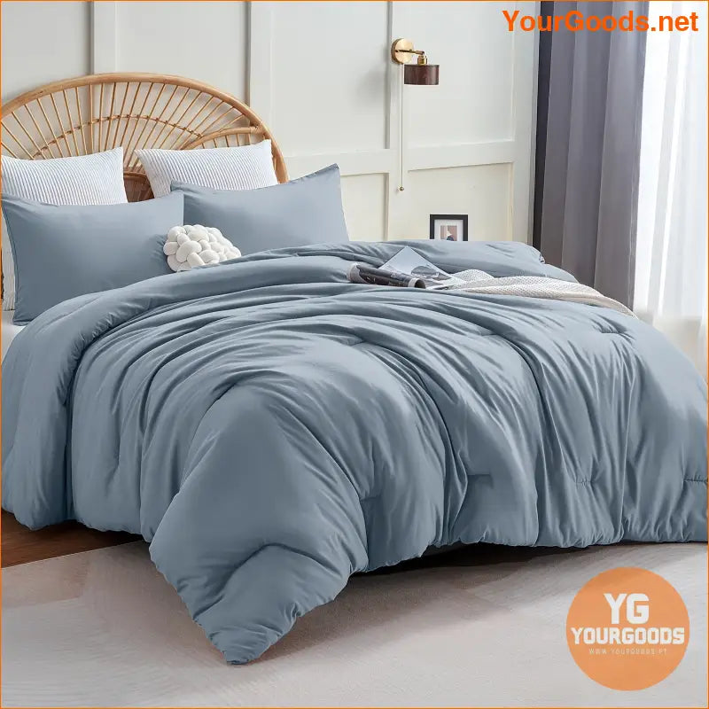 3Piece Luxury Quilted Comforter Set All Seasons - YourGoods Online Shop