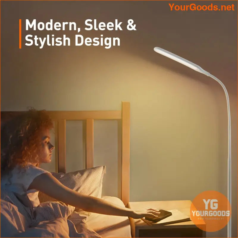 4 Level Dimmable LED Floor Lamp with Gooseneck Adjustability - YourGoods Online Shop