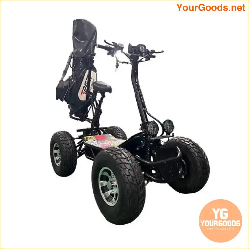 4 Wheel 10000W Folding Scooter Electric High Speed Off Road Electric Scooter