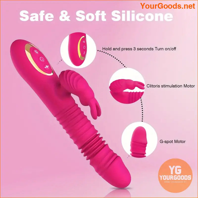 5 Mode Silicone Waterproof G-Spot Clitoral Vibrator - YourGoods Online Shop