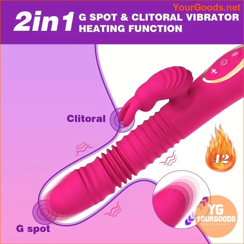 5 Mode Silicone Waterproof G-Spot Clitoral Vibrator - YourGoods Online Shop