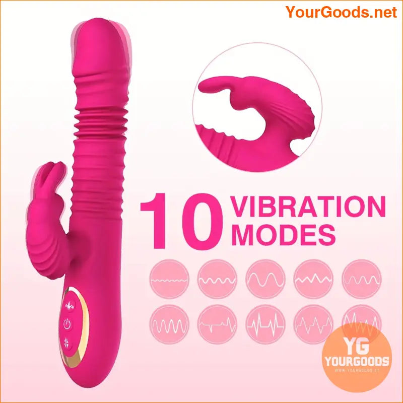 5 Mode Silicone Waterproof G-Spot Clitoral Vibrator - YourGoods Online Shop