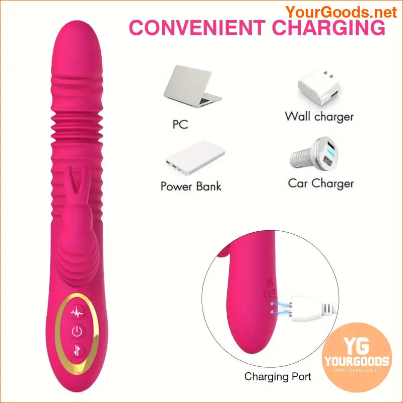 5 Mode Silicone Waterproof G-Spot Clitoral Vibrator - YourGoods Online Shop