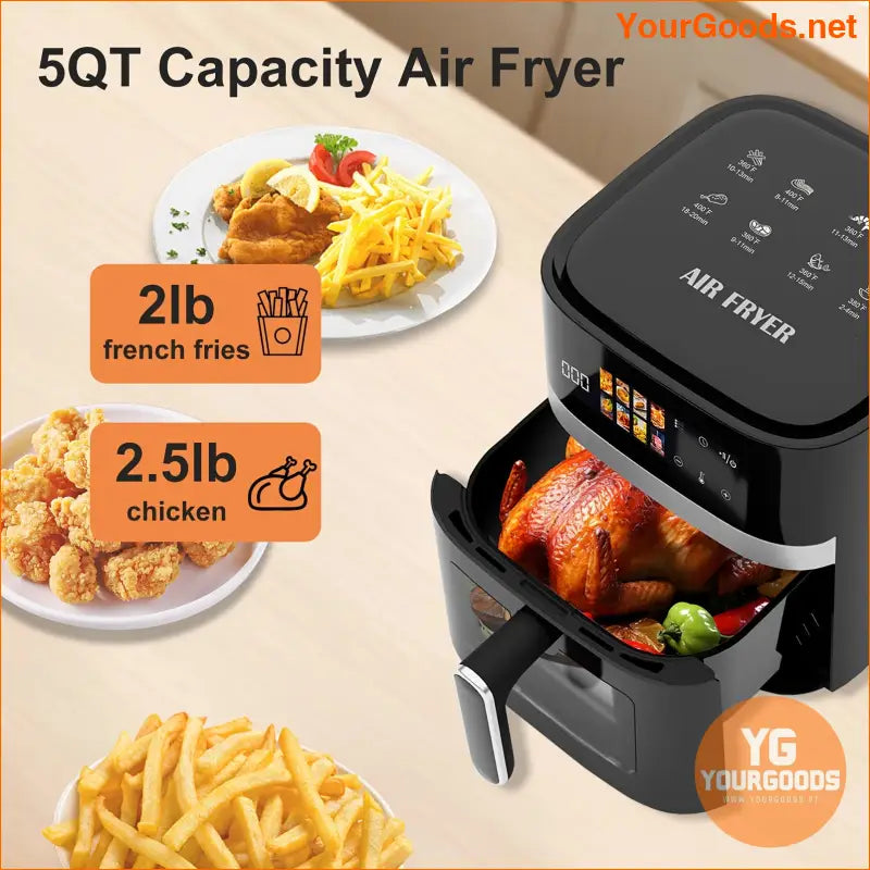 5 Quart Smart Multifunctional Air Fryer Oven Pro - YourGoods Online Shop