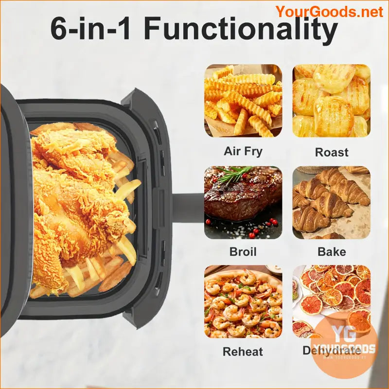 5 Quart Smart Multifunctional Air Fryer Oven Pro