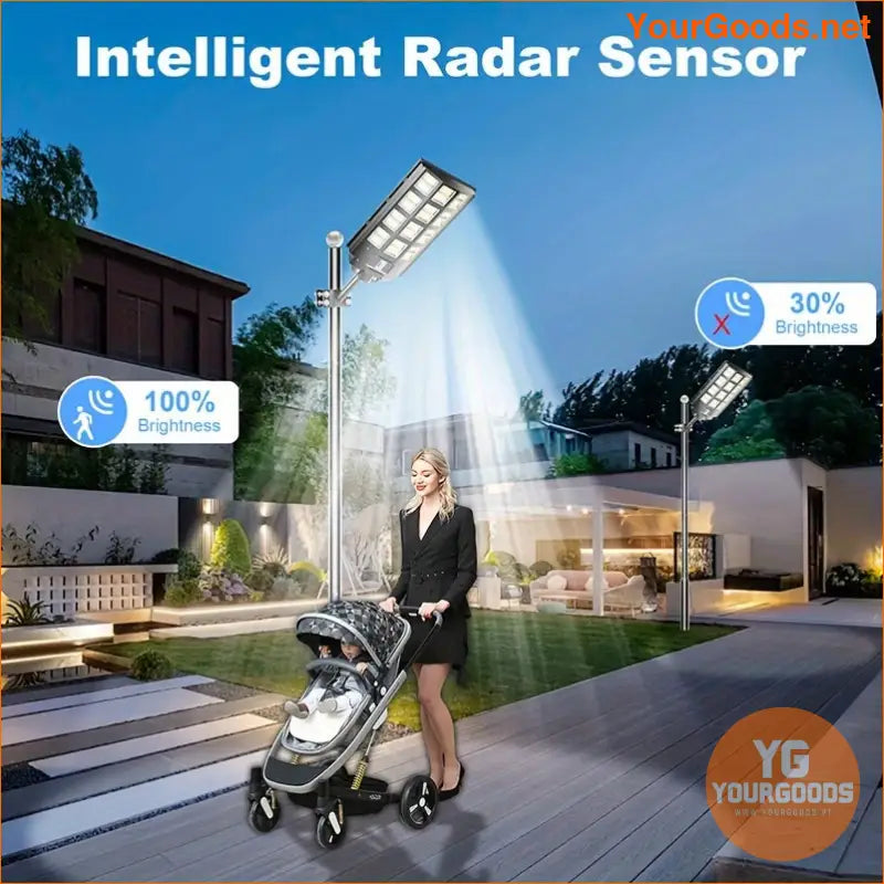 5000W Commercial Solar Street Light with Motion Sensor - YourGoods Online Shop