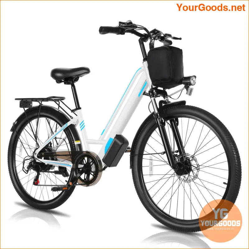 500W 26 Electric Step Through Bike 50 Mile Range - YourGoods Online Shop