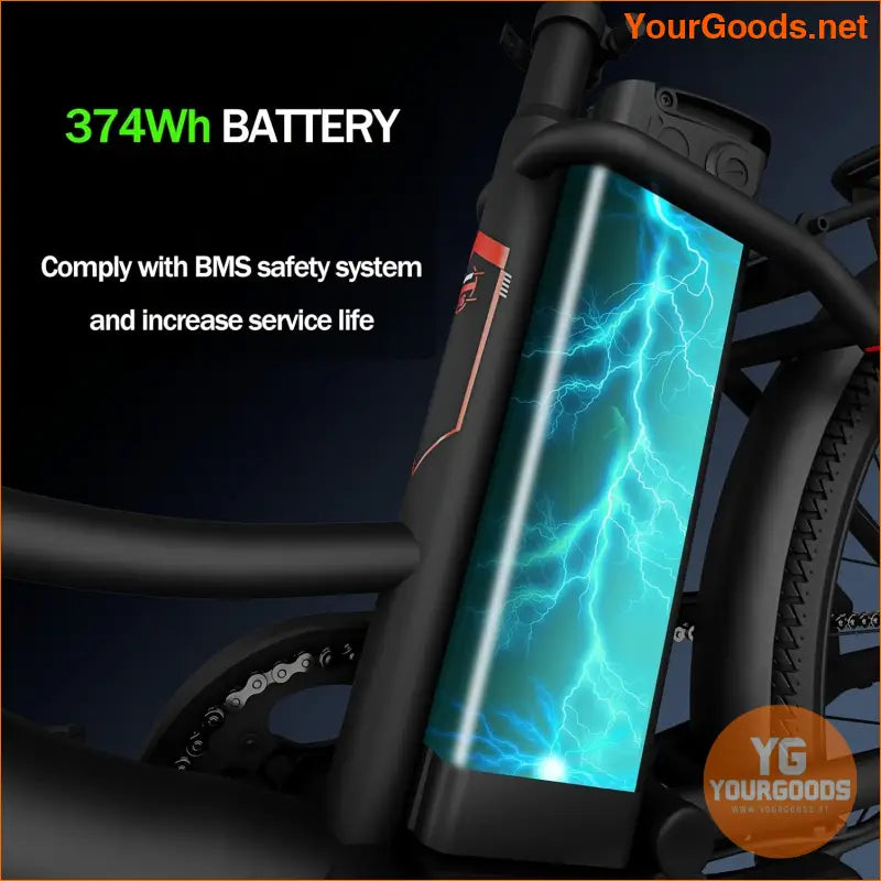 500W Electric Commuter Bike 26 AntiTheft 40 Miles Range - YourGoods Online Shop