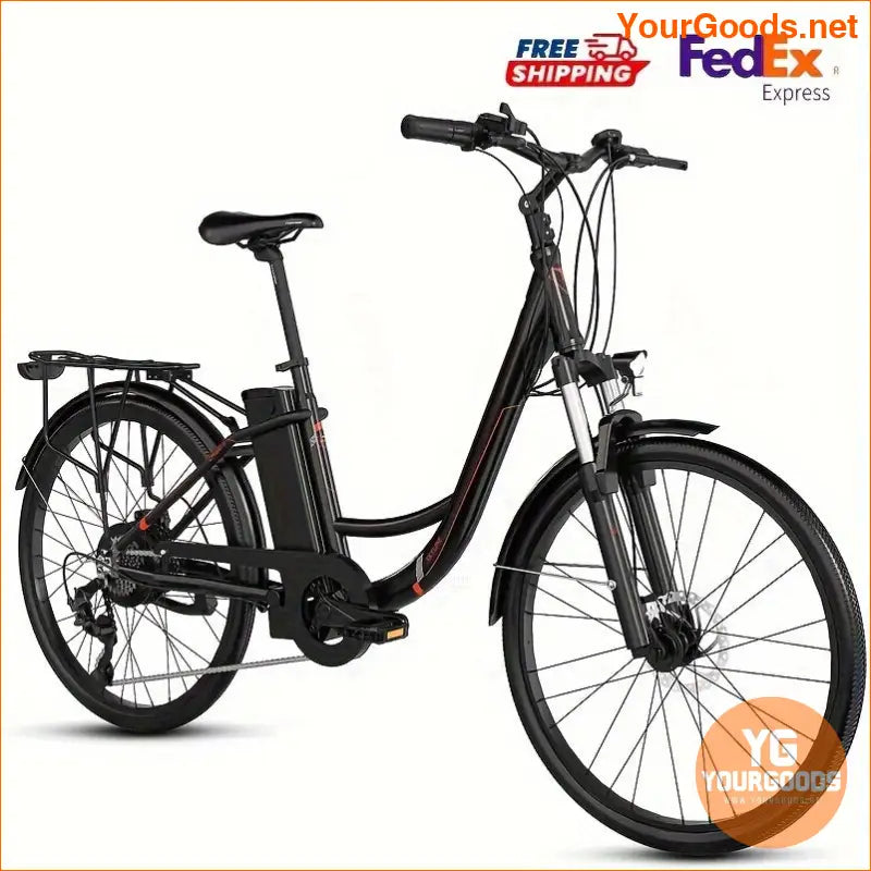 500W Electric Commuter Bike 26 AntiTheft 40 Miles Range - YourGoods Online Shop