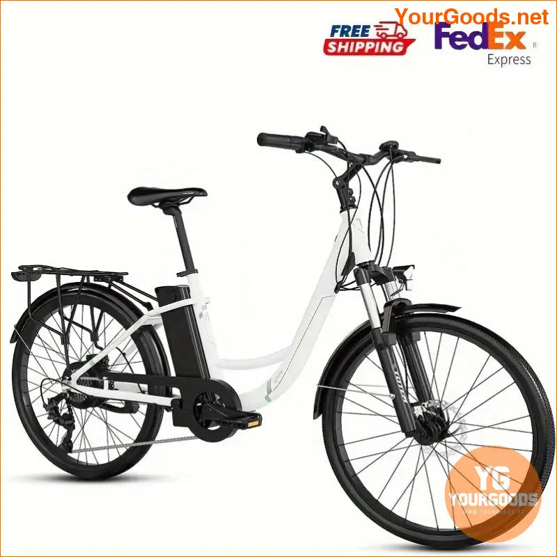 500W Electric Commuter Bike 26 AntiTheft 40 Miles Range - YourGoods Online Shop