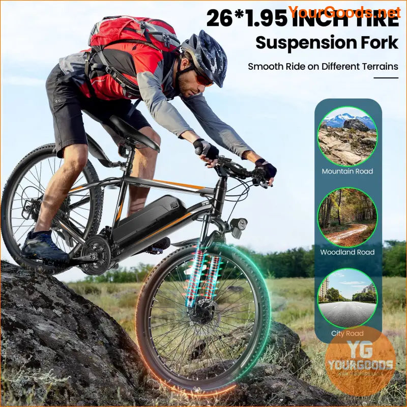 500W Electric Mountain Bike 21 Speed 26 Ebike - YourGoods Online Shop