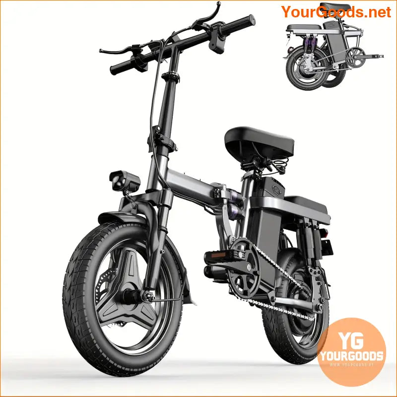 500W Foldable Electric Bike 20 MPH 30 Mile Range - YourGoods Online Shop