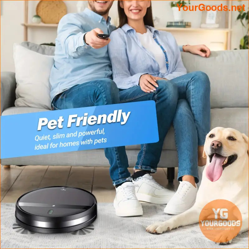 5200mAh Smart Robot Vacuum Sweeping Mopping Quiet Pet Friendly - YourGoods Online Shop