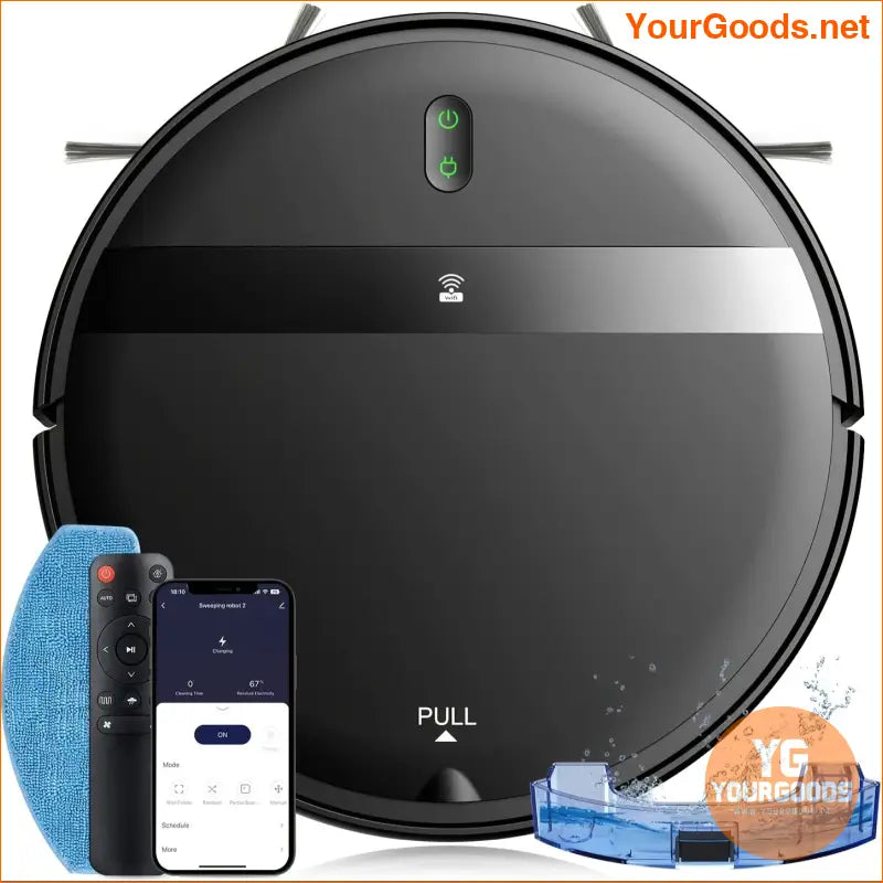 5200mAh Smart Robot Vacuum Sweeping Mopping Quiet Pet Friendly - YourGoods Online Shop